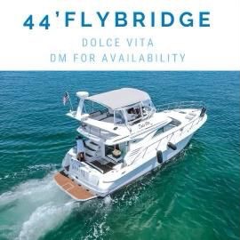 44’ft fly bridge (Rental)